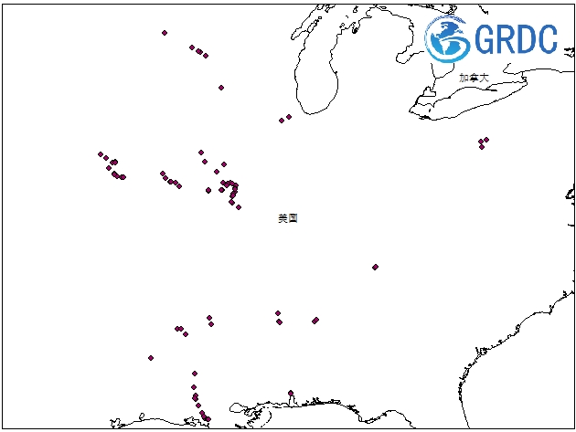 障碍物位置（美国陆军工程兵团IENC）